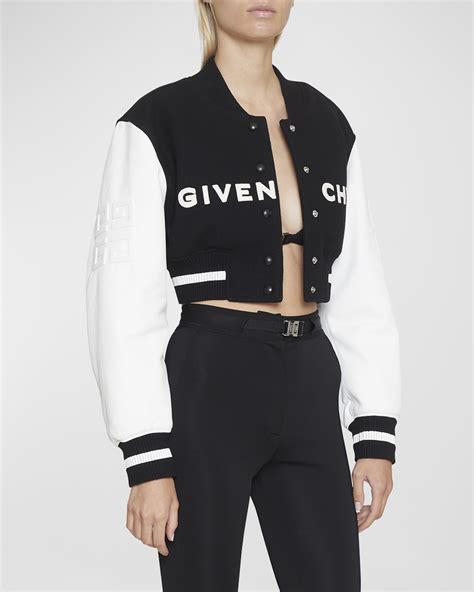 mens givenchy bomber jackets|givenchy cropped jacket.